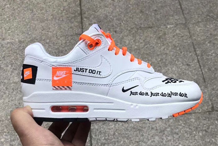 nike air max 1 blanche just do it homme